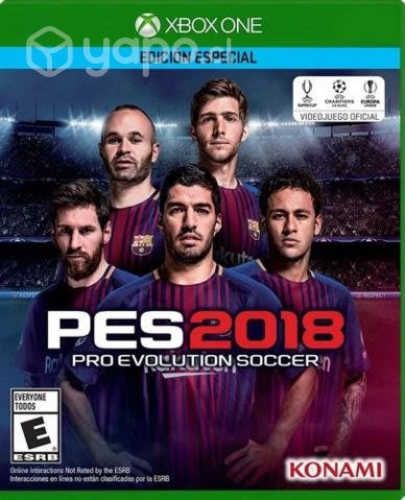 PES 2018 XBOX One usado como nuevo