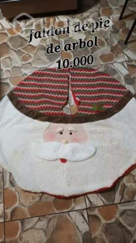 Faldo pie de árbol navidad