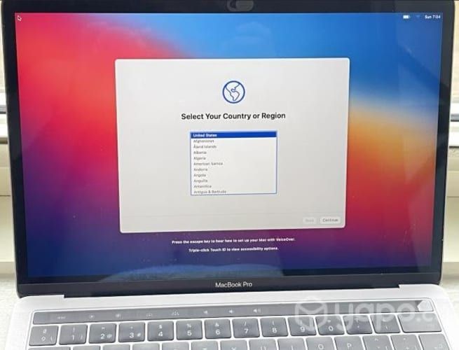 MacBook Pro 256 GB Touch Bar Mid 2017