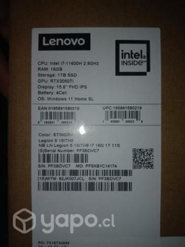 Lenovo Gamer Legion 5