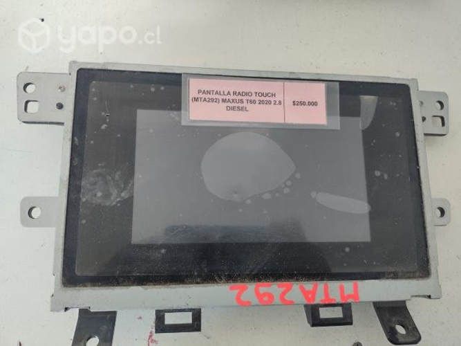 Pantalla Radio Touch (MTA292) Maxus T60 2020 2.8 D