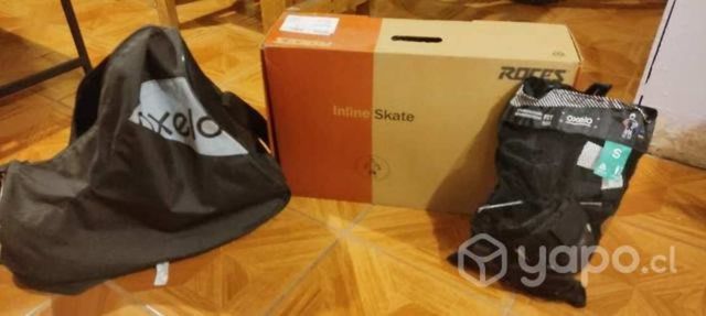 Patines Roces X35 talla 39, protecciones y bolso