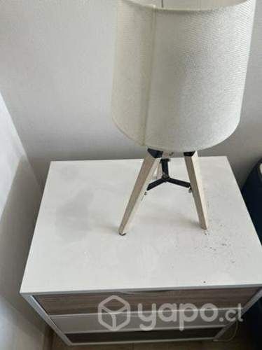 2 veladores mas 2 lamparas