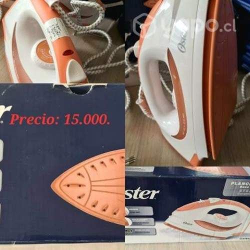 Plancha oster al vapor color naranja