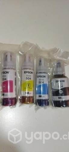 Tintas selladas y originales Epson 504