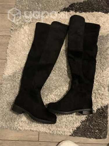 Botas de gamuza bucanera, nuevas 35