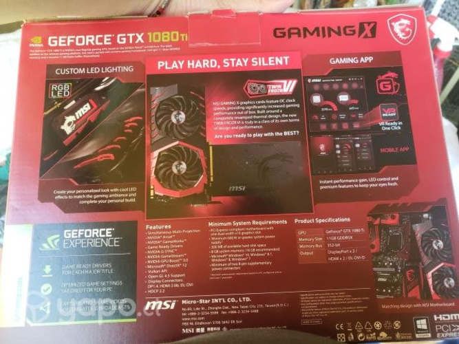 MSI GeForce GTX 1080 GAMING X 8G