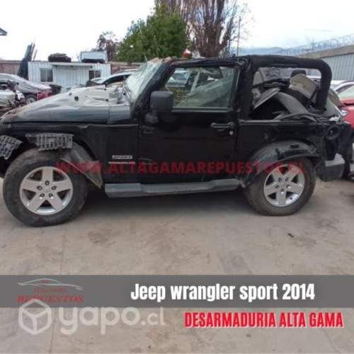 Refuerzo parachoque jeep wrangler 2014