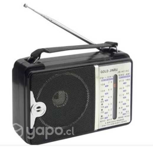 Radio AM/FM Multibanda Portable, Modelo Jr-801