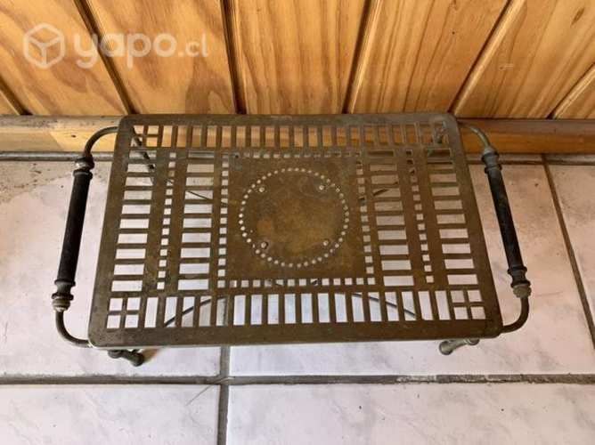 Base de metal rectangular