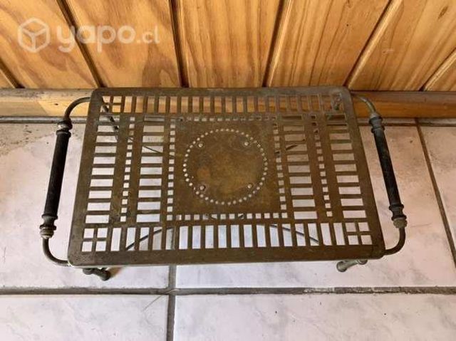 Base de metal rectangular