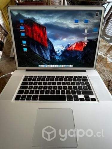 Mac book pro 17' 750 Gigas