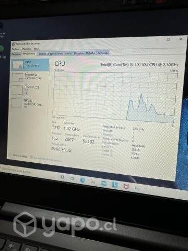 Notebook Lenovo Intel i3 nuevo, 256 ssd