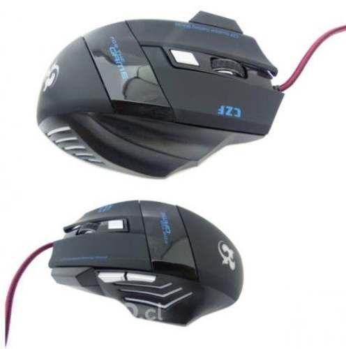 Mouse Gamer T-6 Con Luz, 6 Botones, Cable USB Tipo