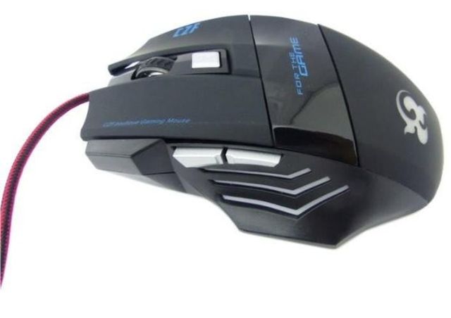 Mouse Gamer T-6 Con Luz, 6 Botones, Cable USB Tipo