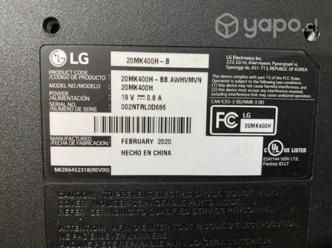 LG - Monitor 20Mk400H