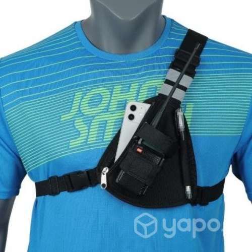 Pechera porta radio , celular 6" y lápiz