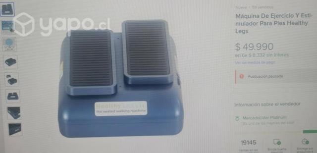 Máquina ejercicio tercera edad