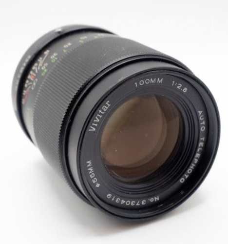 Lente Vivitar 100mm f2.8 montura AR