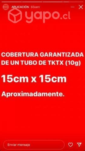 Tktx 55% crema anestesia