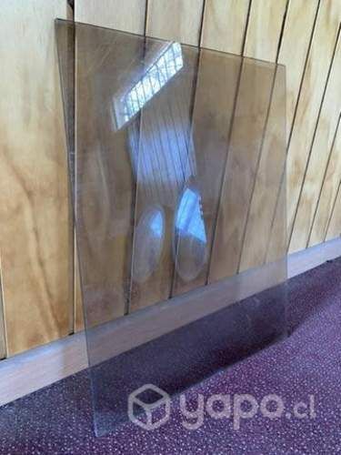 Vidrio ovalado y vidrio rectangular