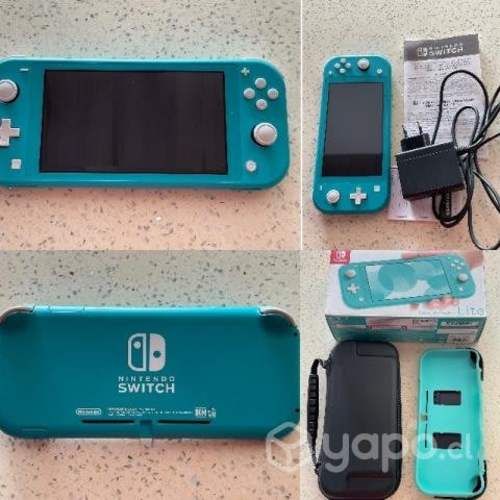 Consola nintendo switch lite turquesa
