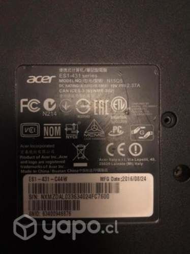 Notebook Acer Usado en Buen Estado