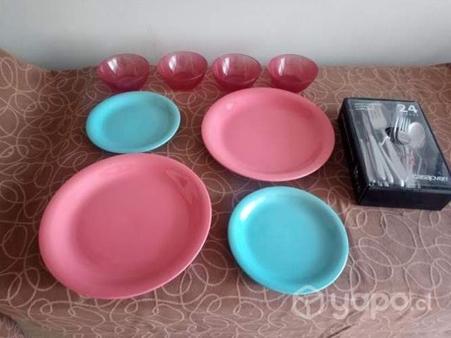 Juego Cubiertos 24 Piezas de Acero Inox, casajoven