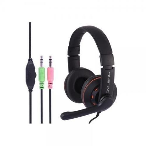 Audifonos doble conector con microfono