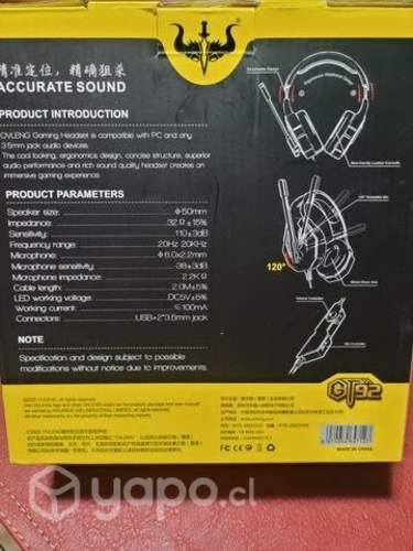 Audífonos Gamer nuevos originales