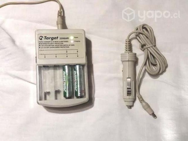 Cargador de pilas AA y AAA