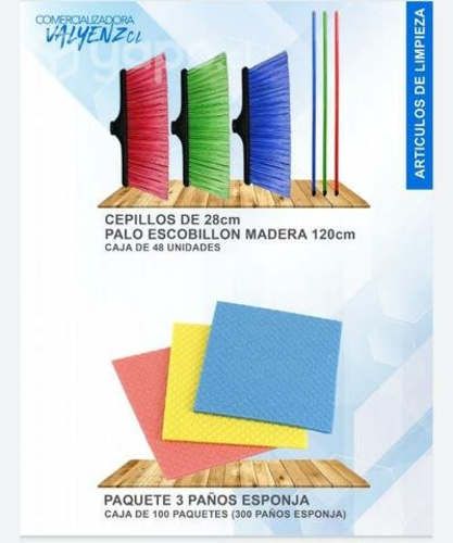 Articulos de limpieza al Mayor.