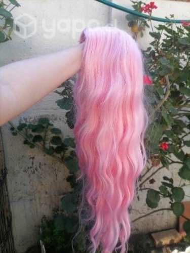 Peluca rosa regular