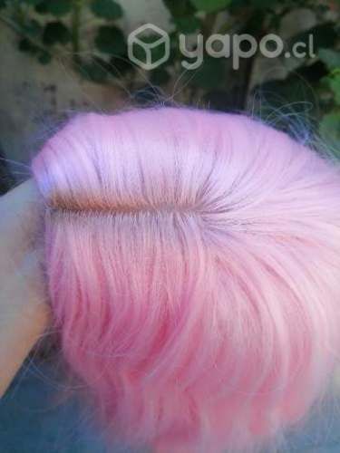 Peluca rosa regular