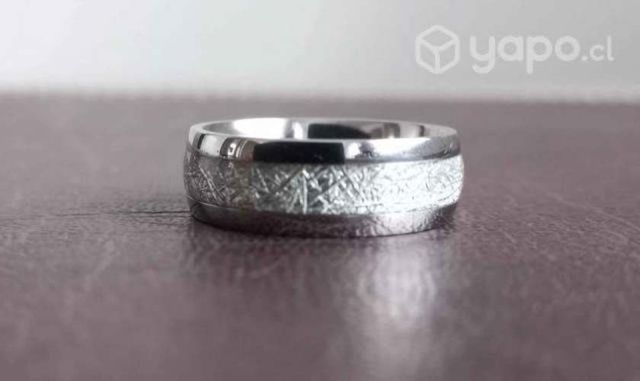Anillo Meteorito - Plata
