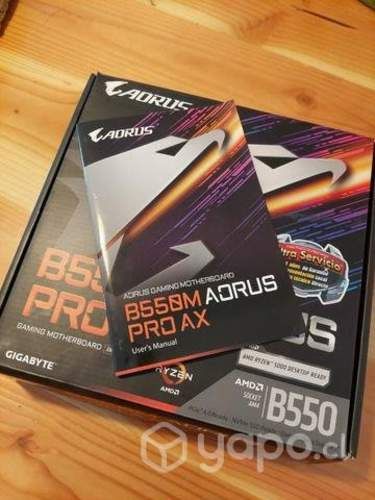 B550M Aourus Pro Ax y Ryzen 5 3600x