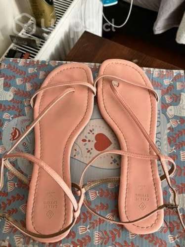 Chalas bajas color salmón