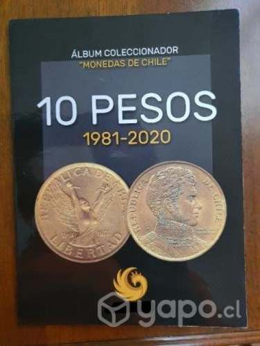 Album Monedas 10 pesos