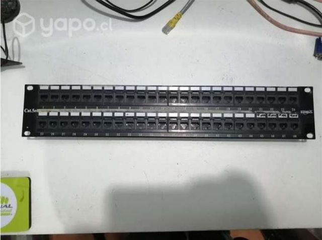 Patch Panel 48 Puertos Cat5e Marca Trimerx