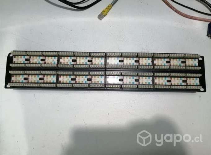Patch Panel 48 Puertos Cat5e Marca Trimerx