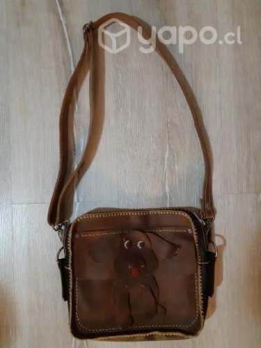 Cartera Artesanal de Cuero Impecable