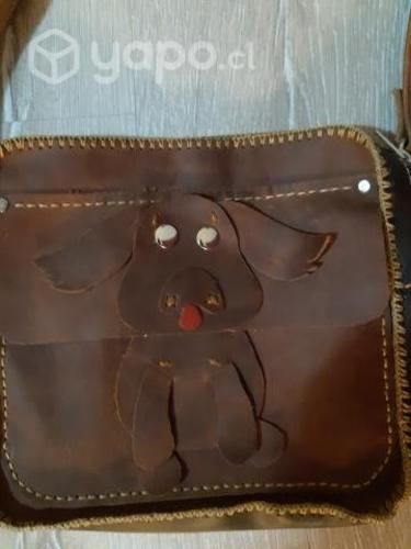 Cartera Artesanal de Cuero Impecable