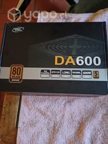 Fuente de poder DA600 80 Plus