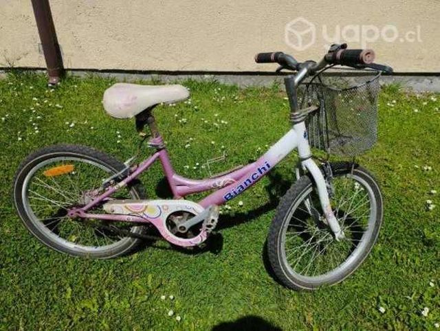 Bicicleta Bianchi aro 20 niña