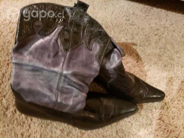 Botas de cuero legítimo