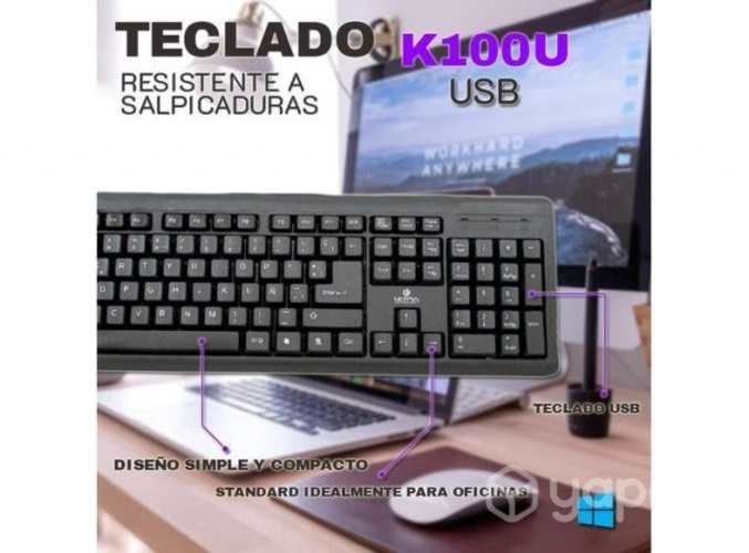 Teclado standard usb ultra diseño simple