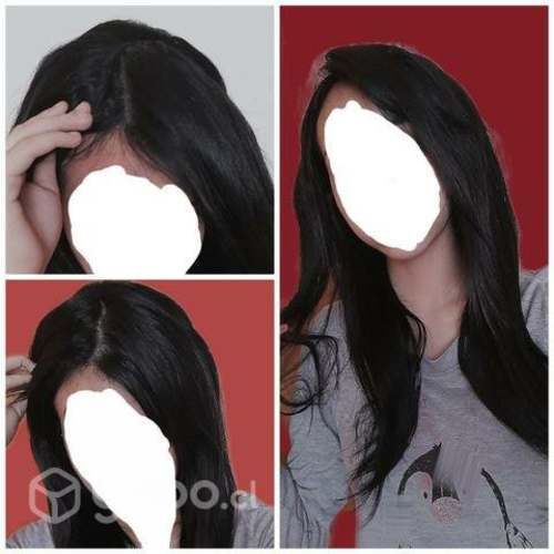 Peluca natural conte en U