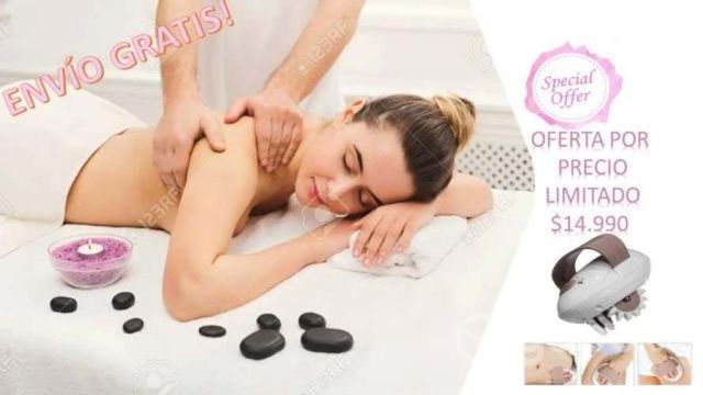 Rodillo Masajeador Eléctrico Quema Grasa Celulitis