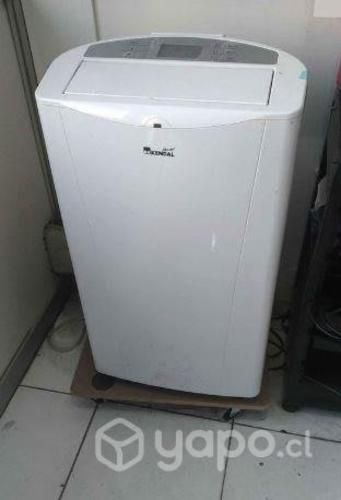 Aire acondicionado blanco grande