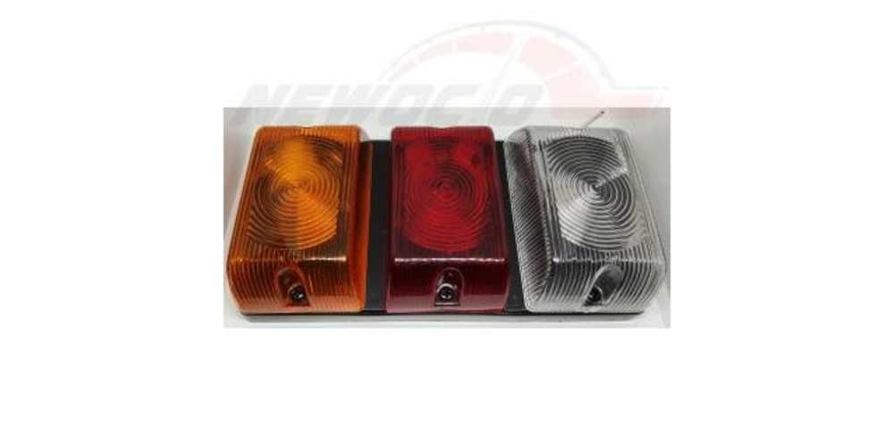 Foco Trasero 12v + 5 Mts Cable + Conectores + Luz